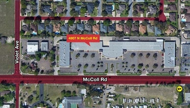 5113 N McColl Rd, McAllen, TX - Vue aérienne  vue de carte