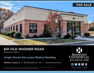 Plus de détails pour 601 Old Wagner Rd, Petersburg, VA - Bureau à vendre