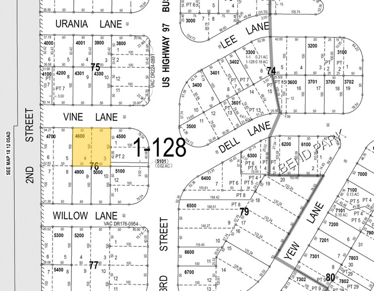 225 SE Vine Ln, Bend, OR à vendre - Plan cadastral – Image 2 sur 2