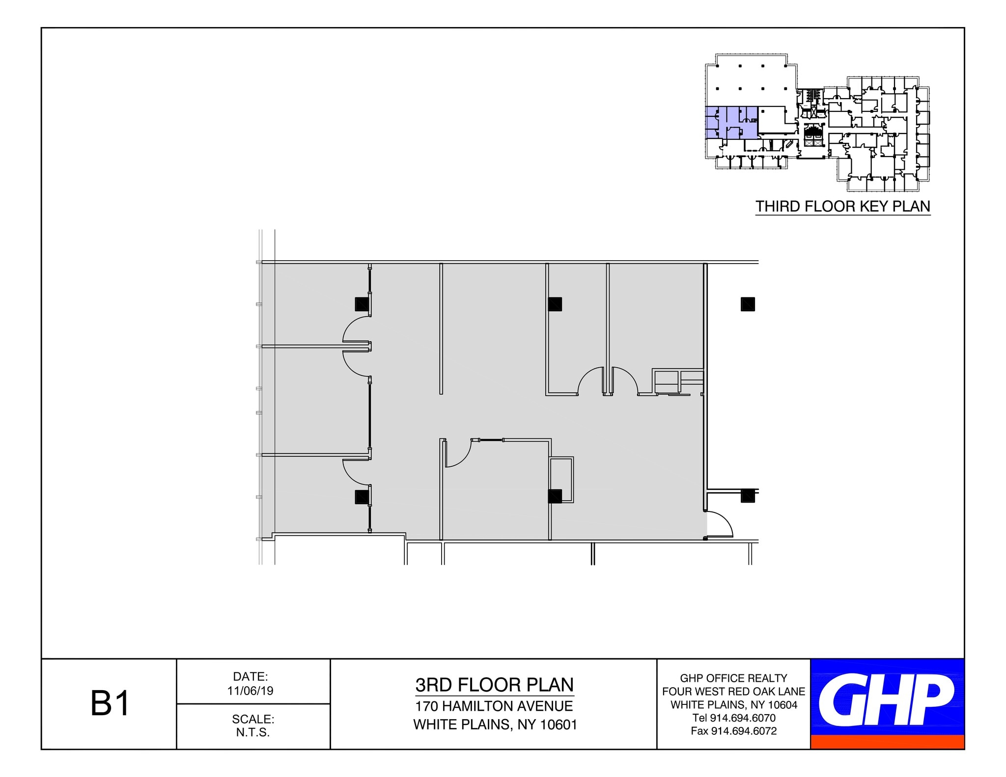 170 Hamilton Ave, White Plains, NY à louer Plan de site– Image 1 sur 1