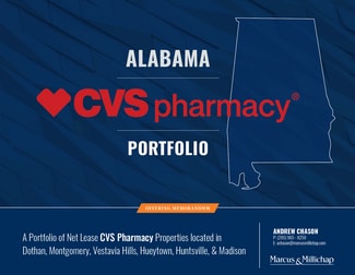 Plus de détails pour Alabama CVS Pharmacy Portfolio – Local commercial à vendre