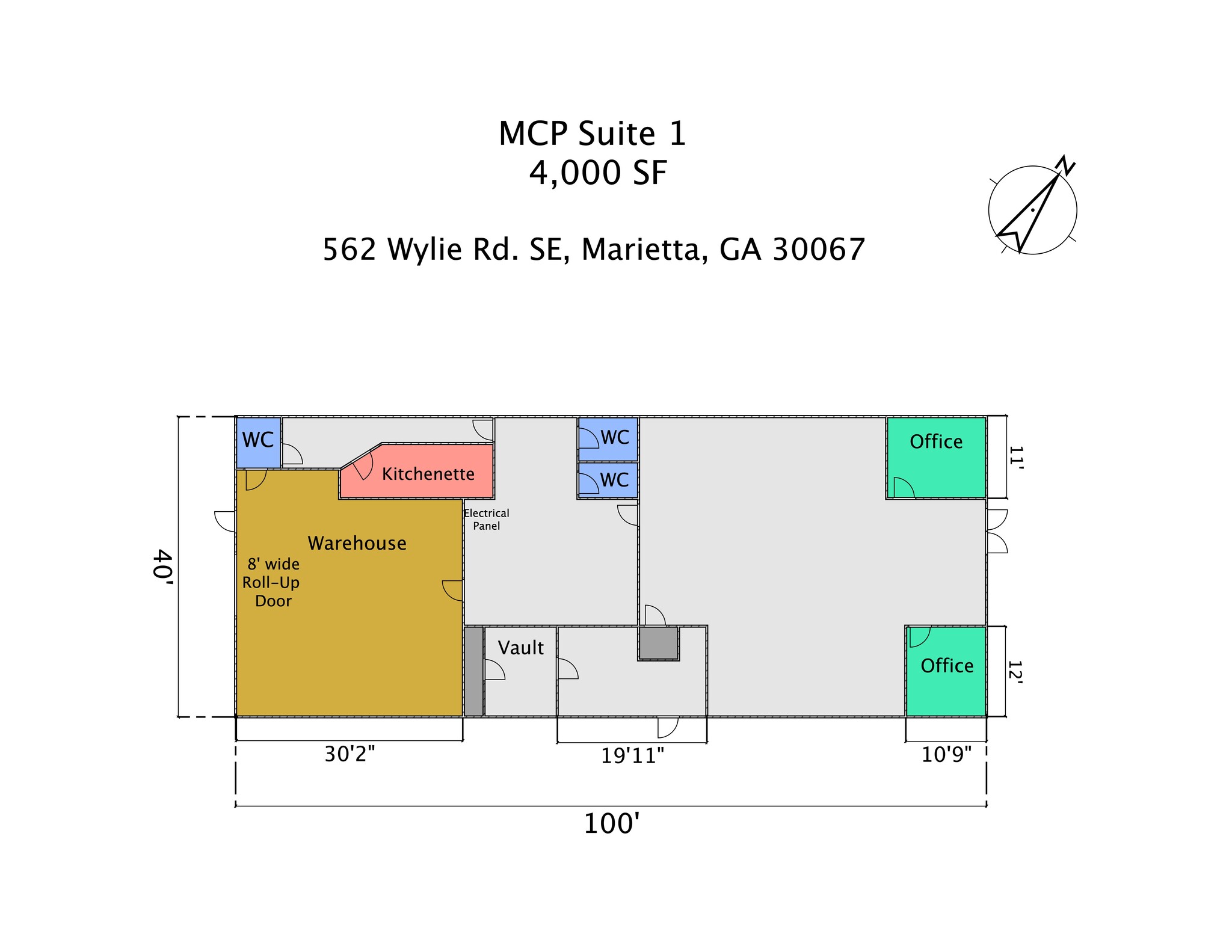 562 Wylie Rd Se, Marietta, GA à louer Plan de site– Image 1 sur 3