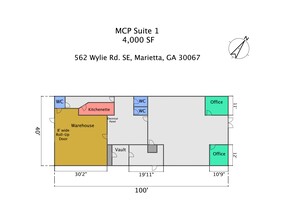 562 Wylie Rd Se, Marietta, GA à louer Plan de site– Image 1 sur 3