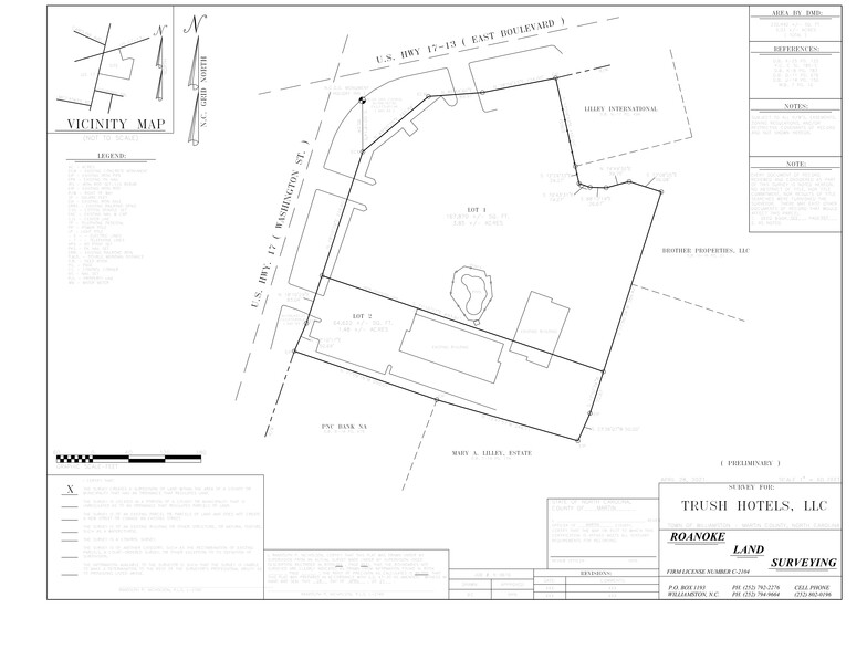 101 East Blvd, Williamston, NC à louer - Plan de site – Image 2 sur 3