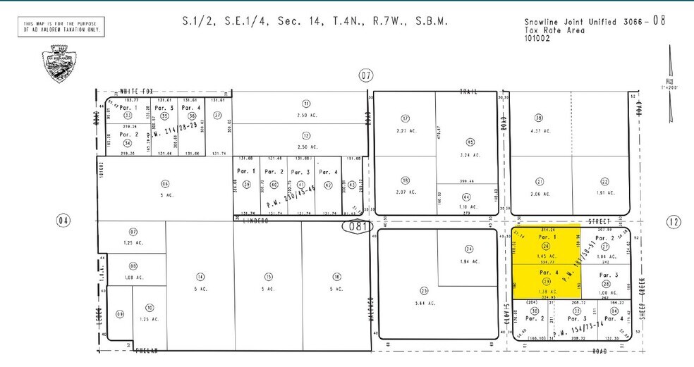 9779 Clovis Rd, Phelan, CA à vendre - Plan cadastral – Image 2 sur 2