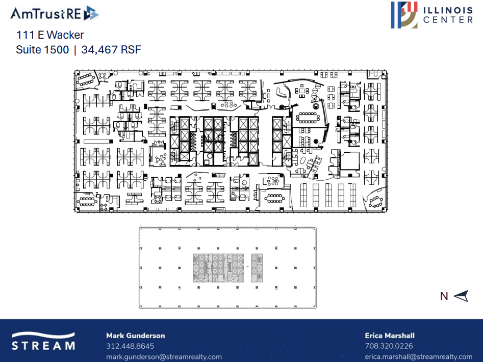 111 E Wacker Dr, Chicago, IL à louer Plan d’étage– Image 1 sur 1