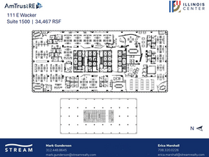 111 E Wacker Dr, Chicago, IL à louer Plan d’étage– Image 1 sur 1