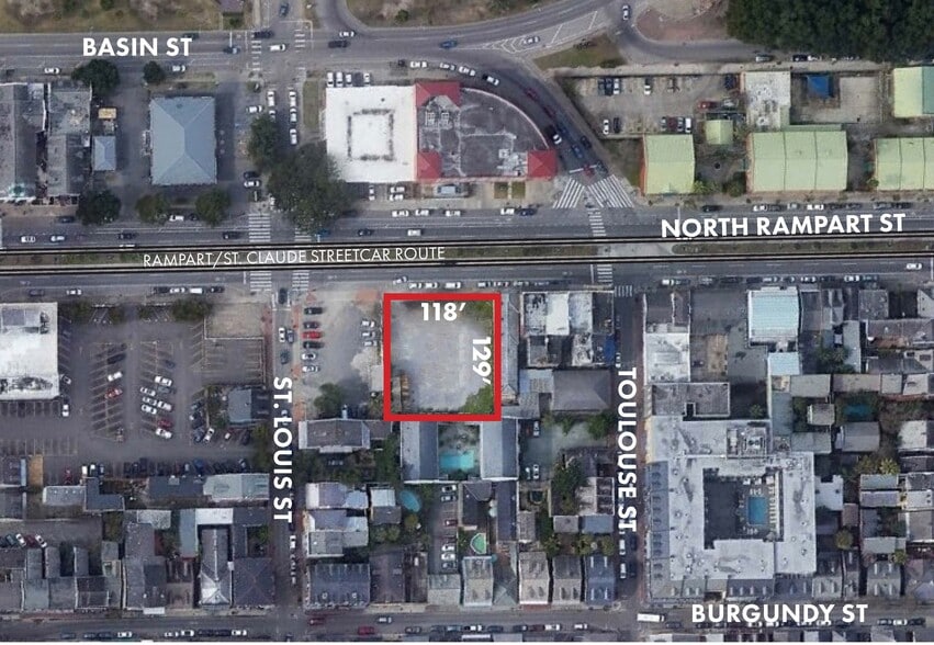 524 N Rampart St, New Orleans, LA à vendre - Aérien – Image 2 sur 3