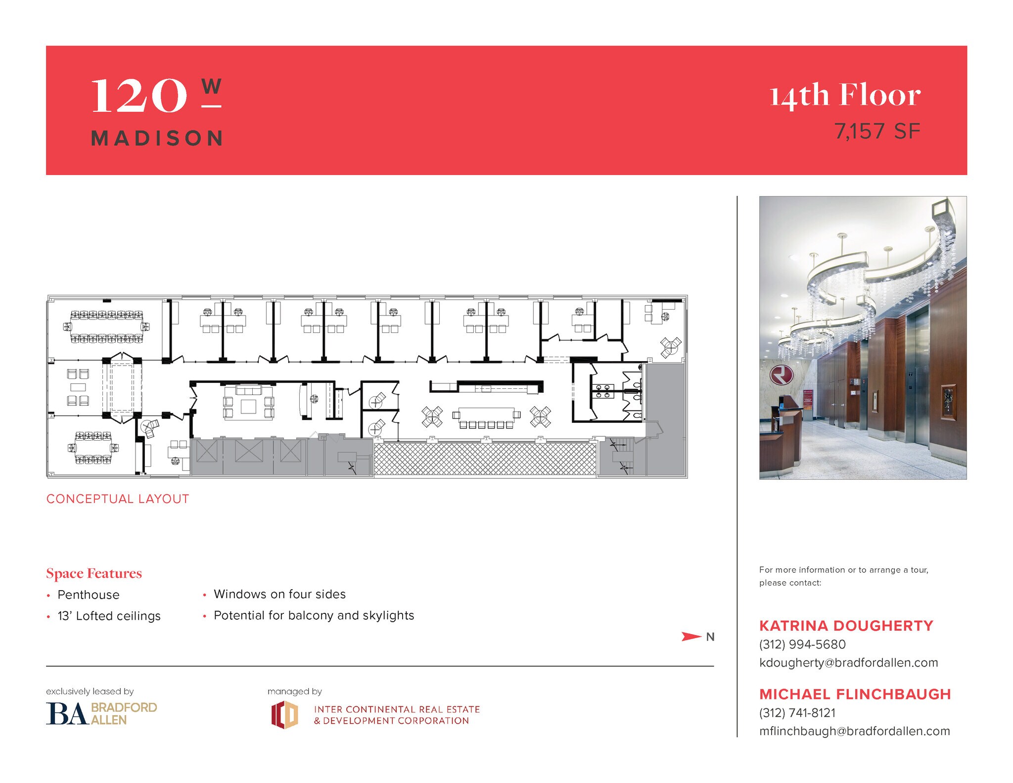 120 W Madison St, Chicago, IL à louer Plan d’étage– Image 1 sur 1