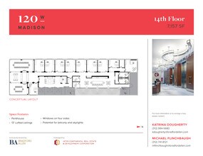 120 W Madison St, Chicago, IL à louer Plan d’étage– Image 1 sur 1