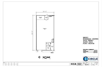 5848-5884 E Berry St, Fort Worth, TX à louer Plan d’étage– Image 1 sur 1