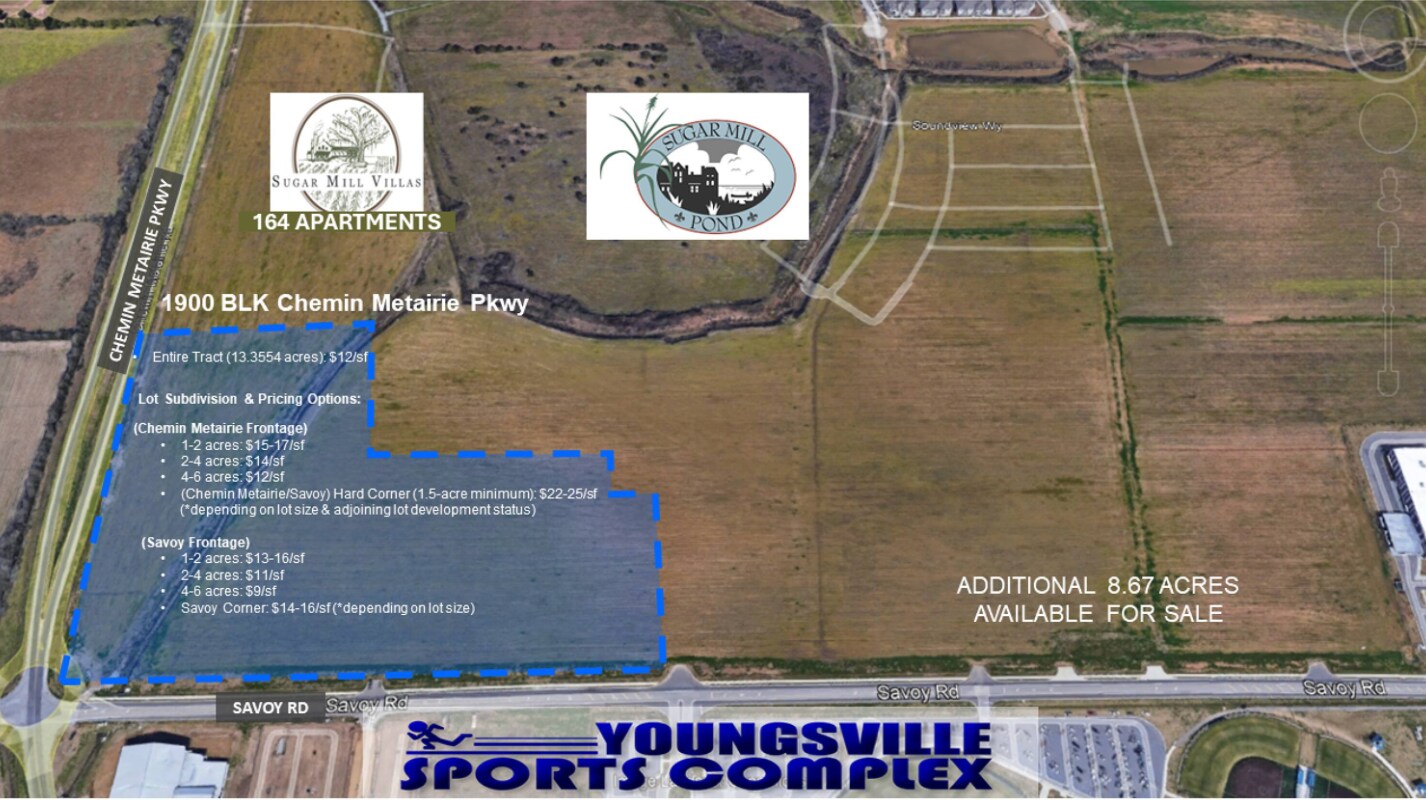 1900 Blk Chemin Metairie, Youngsville, LA à vendre Photo principale– Image 1 sur 4