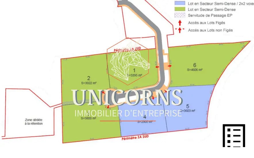 Terrain dans Colomiers à vendre - Plan de site – Image 2 sur 2