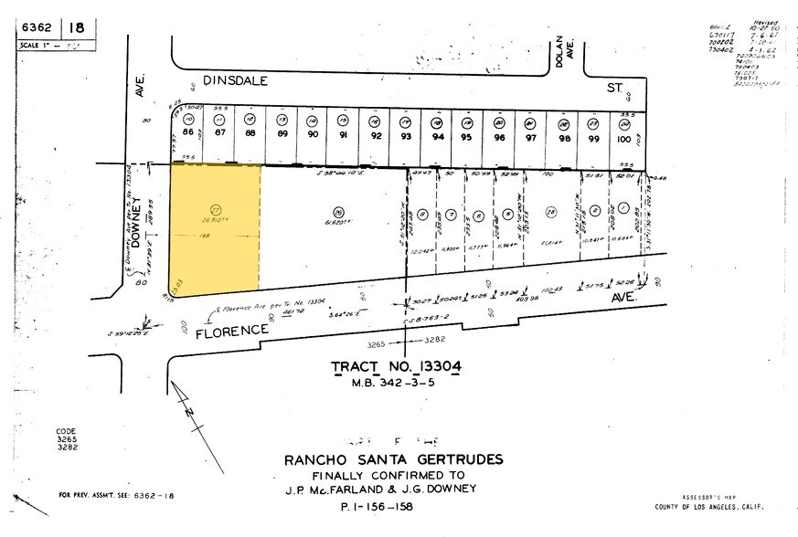 8301 Florence Ave, Downey, CA à louer - Plan cadastral – Image 2 sur 24