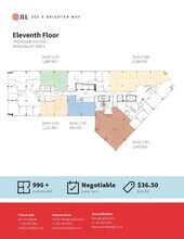 7910 Woodmont Ave, Bethesda, MD à louer Plan d’étage– Image 1 sur 1