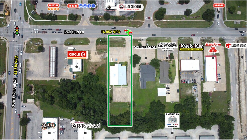 2715 Red Bud Ln, Round Rock, TX à louer - Photo de l’immeuble – Image 3 sur 5