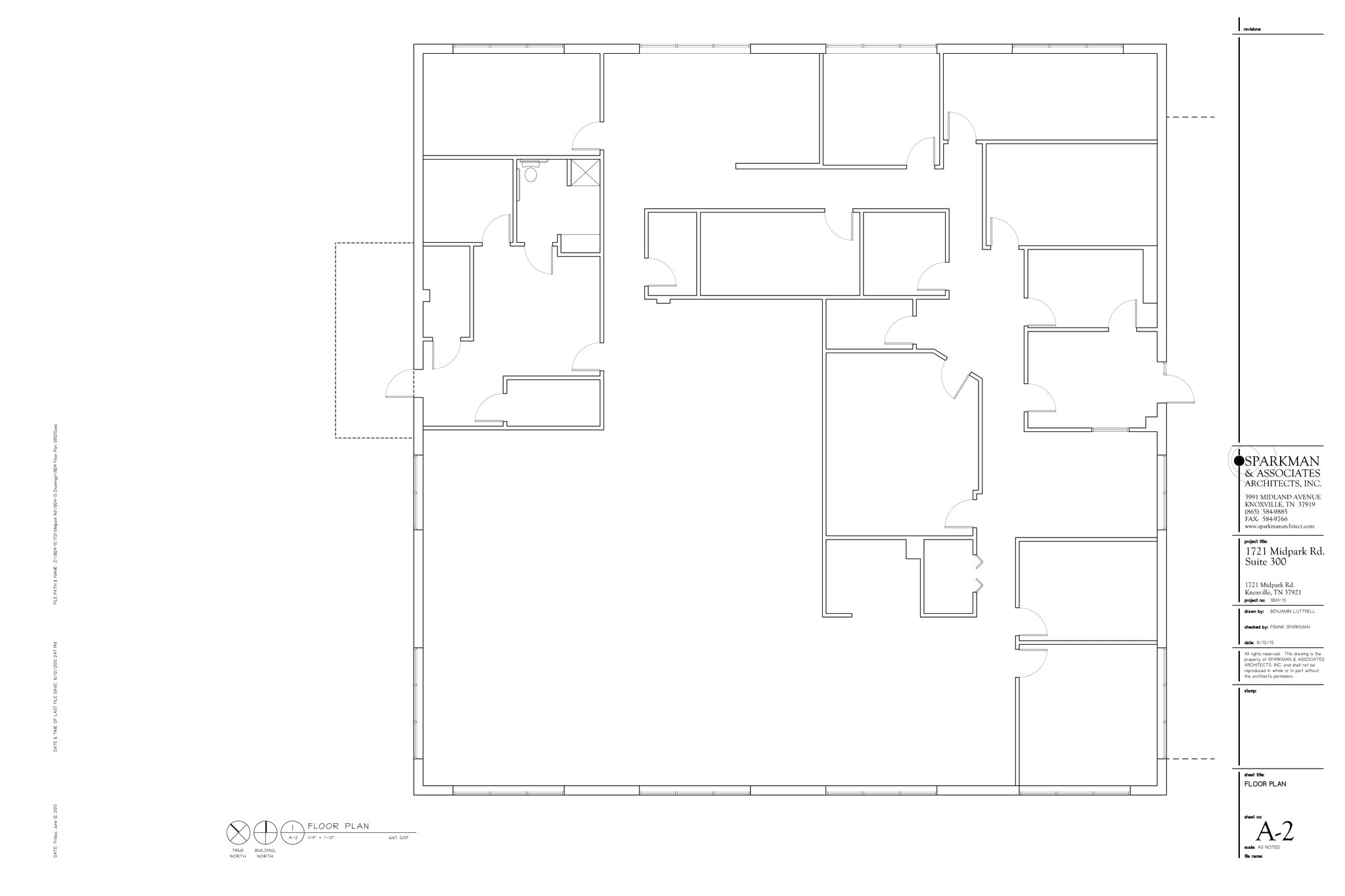 1721-1729 Midpark Rd, Knoxville, TN à louer Plan de site– Image 1 sur 2