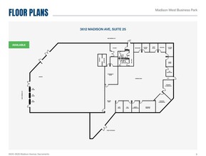 3600 Madison Ave, North Highlands, CA à louer Plan d’étage– Image 1 sur 1