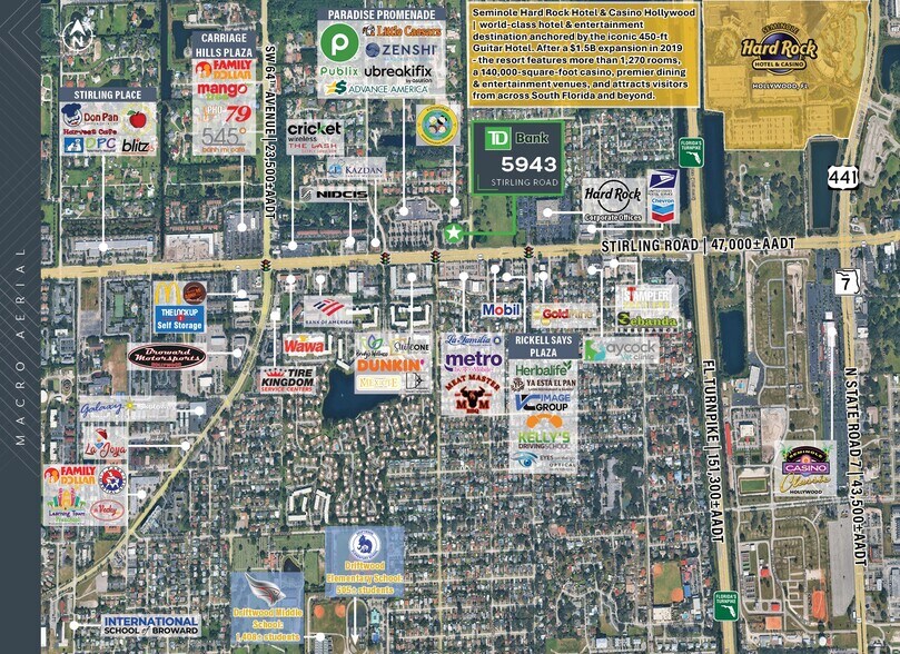 5943 Stirling Rd, Davie, FL à vendre - Aérien – Image 2 sur 7