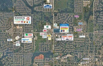 723-821 W Danforth Rd, Edmond, OK - Vue aérienne vue de carte