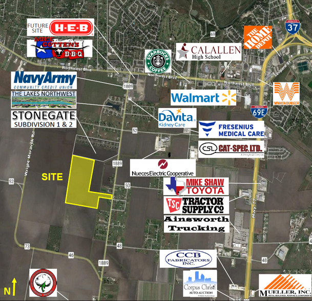 Fm Road 1889, Robstown, TX à vendre - Aérien – Image 2 sur 2