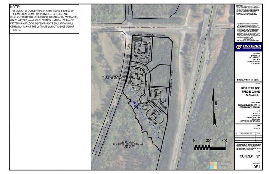 72 GA-116, Hamilton, GA à vendre - Plan de site – Image 3 sur 6