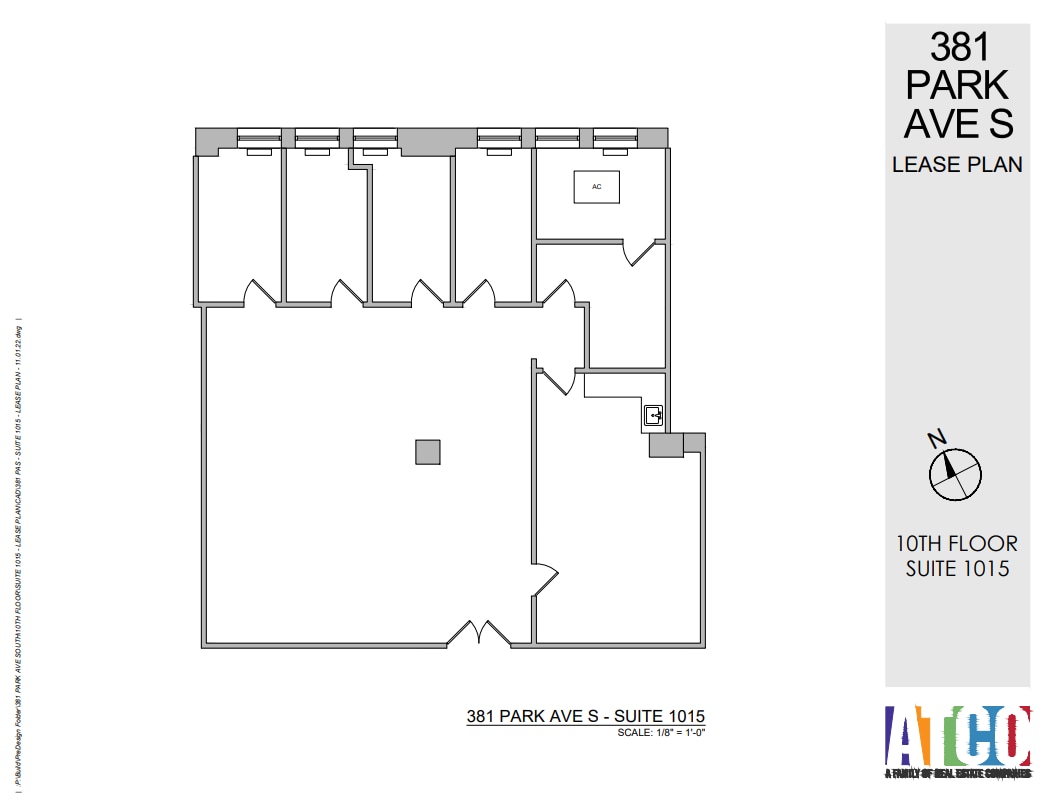 381 Park Ave S, New York, NY à louer Plan d’étage– Image 1 sur 1