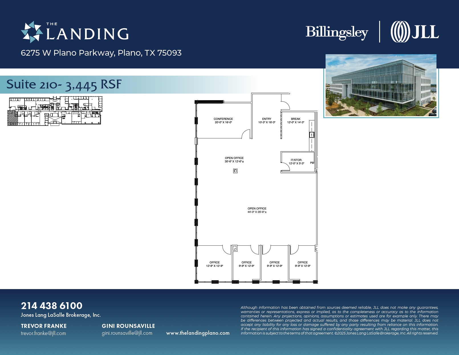 6275 W Plano Pky, Plano, TX à louer Plan d’étage– Image 1 sur 1