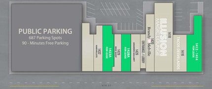 1412-1434 4th St, Santa Monica, CA à louer Plan de site– Image 2 sur 3