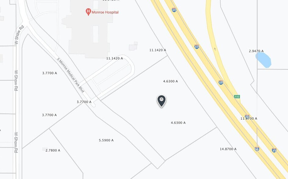 4171 S Monroe Medical Park Blvd, Bloomington, IN à vendre - Plan cadastral – Image 3 sur 4