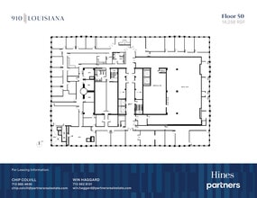 910 Louisiana St, Houston, TX à louer Plan d’étage– Image 1 sur 1
