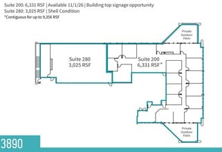 3870 Murphy Canyon Rd, San Diego, CA à louer Plan d’étage– Image 1 sur 1