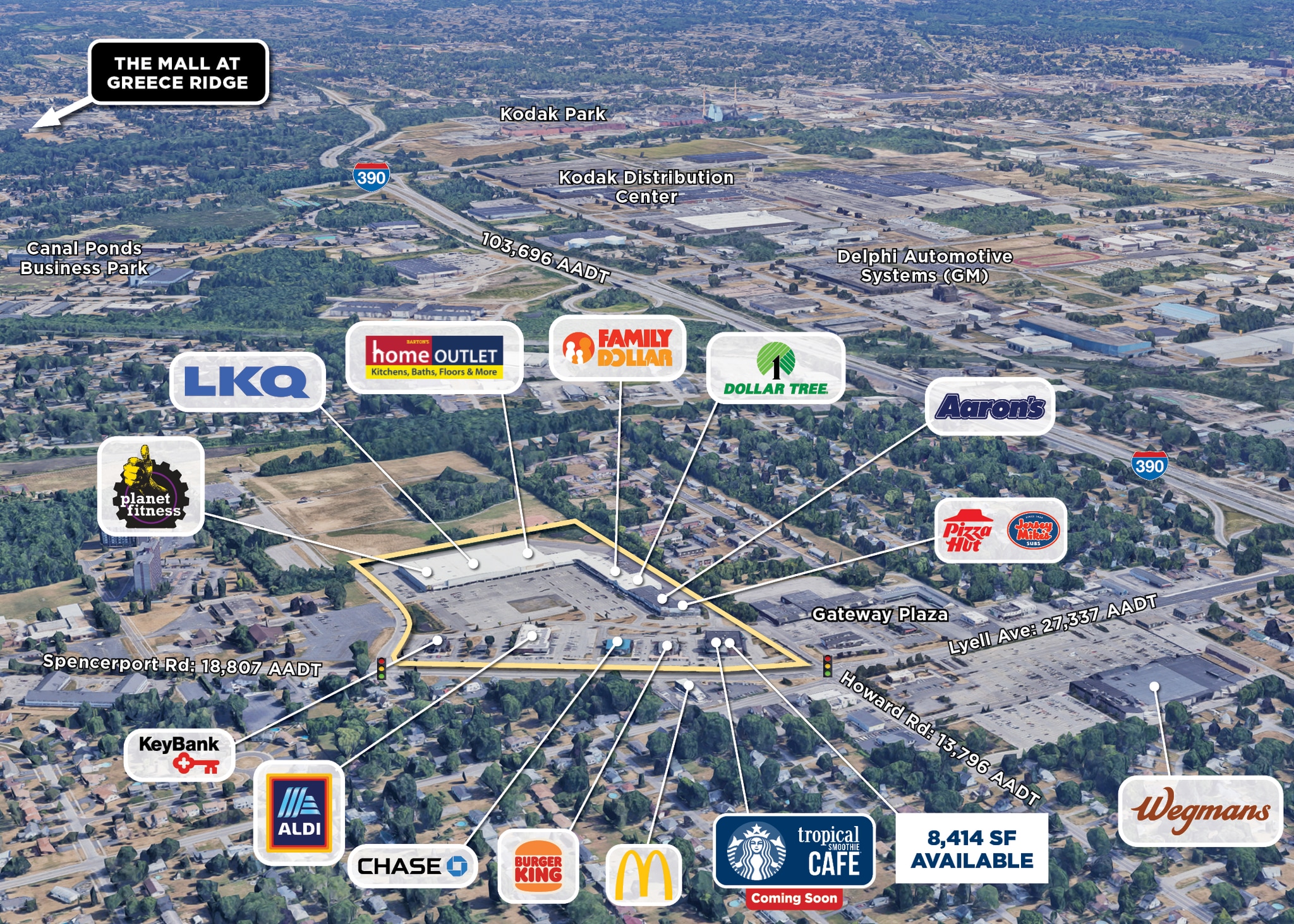 20-42 Spencerport Rd, Rochester, NY à louer Photo de l’immeuble– Image 1 sur 1