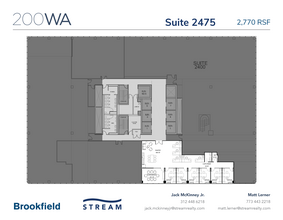 200 W Adams St, Chicago, IL à louer Plan d’étage– Image 1 sur 1