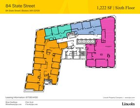 84 State St, Boston, MA à louer Plan d’étage– Image 1 sur 1