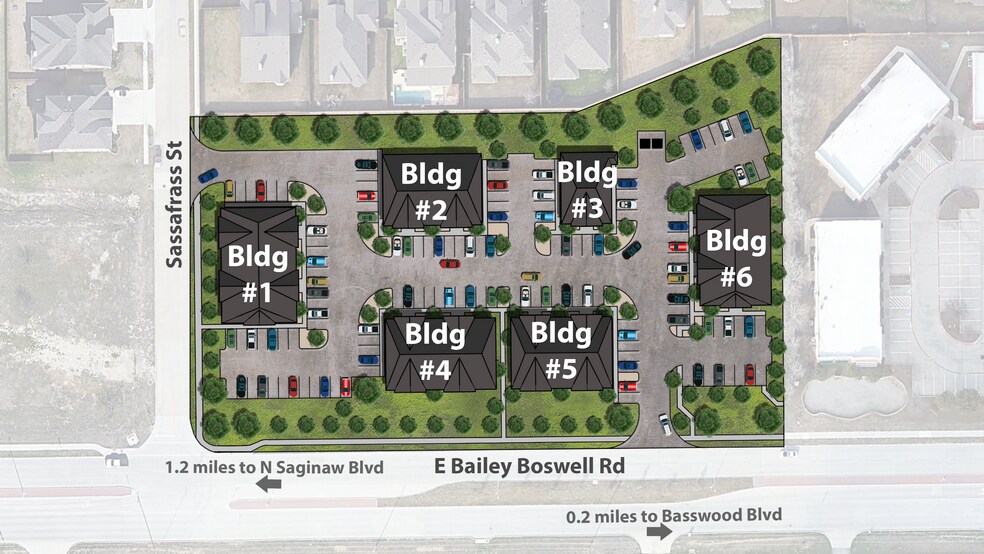 East Bailey Boswell Rd, Saginaw, TX à louer - Photo de l’immeuble – Image 1 sur 7