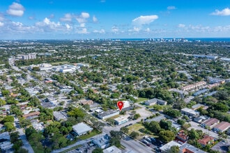 1408 NE 4th Ave, Fort Lauderdale, FL - VUE AÉRIENNE vue de carte - Image1