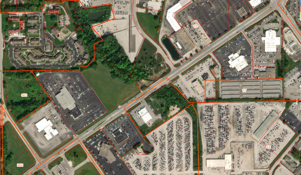 5304 Pike Plaza Rd, Indianapolis, IN à vendre - Aérien – Image 2 sur 3