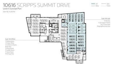 10616 Scripps Summit Ct, San Diego, CA à louer Plan d’étage– Image 2 sur 3
