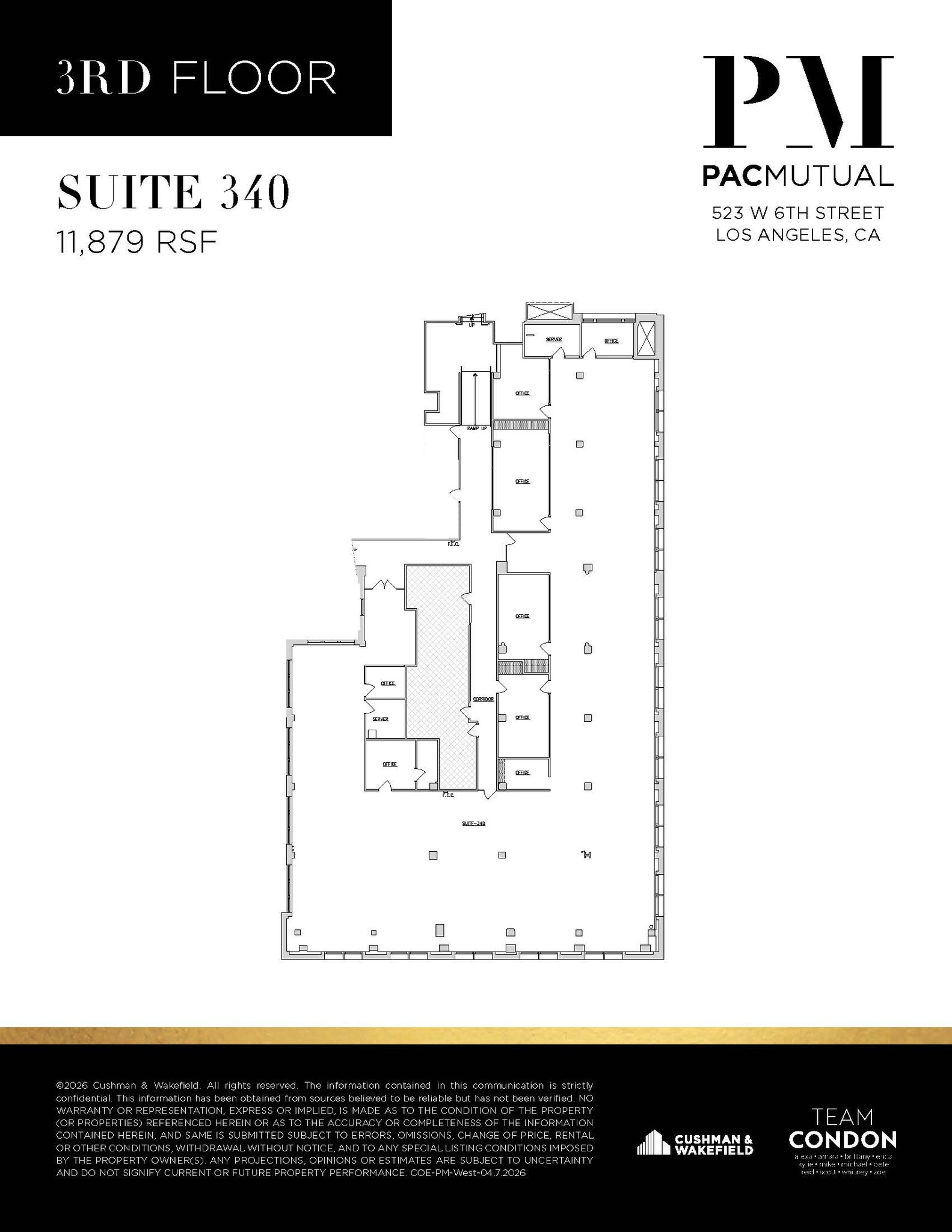 523 W 6th St, Los Angeles, CA à louer Plan d’étage– Image 1 sur 1