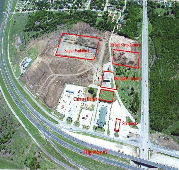 250 Eric St, Midlothian, TX à vendre - Aérien – Image 2 sur 4