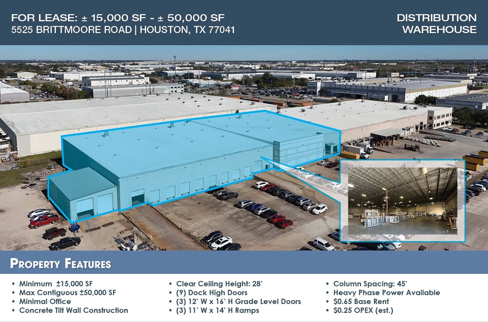 5525 Brittmoore Rd, Houston, TX à louer Photo de l’immeuble– Image 1 sur 16
