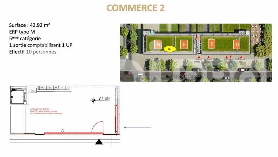 Local commercial dans Brétigny-sur-Orge à louer - Photo de l’immeuble – Image 3 sur 4