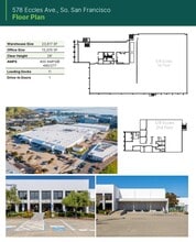 570-586 Eccles Ave, South San Francisco, CA à louer Plan d’étage– Image 1 sur 1