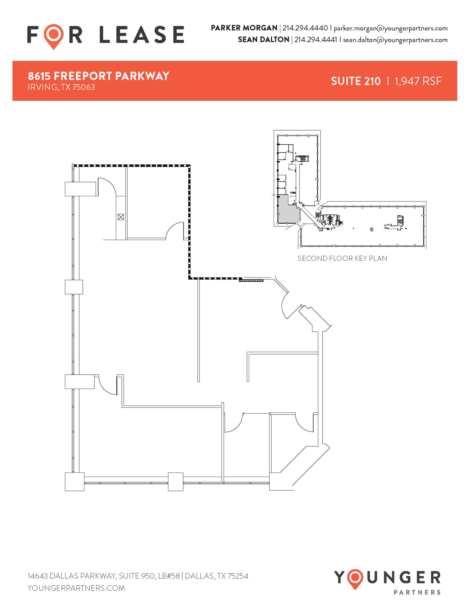 8615 Freeport Pky, Irving, TX à louer Plan d’étage– Image 1 sur 2