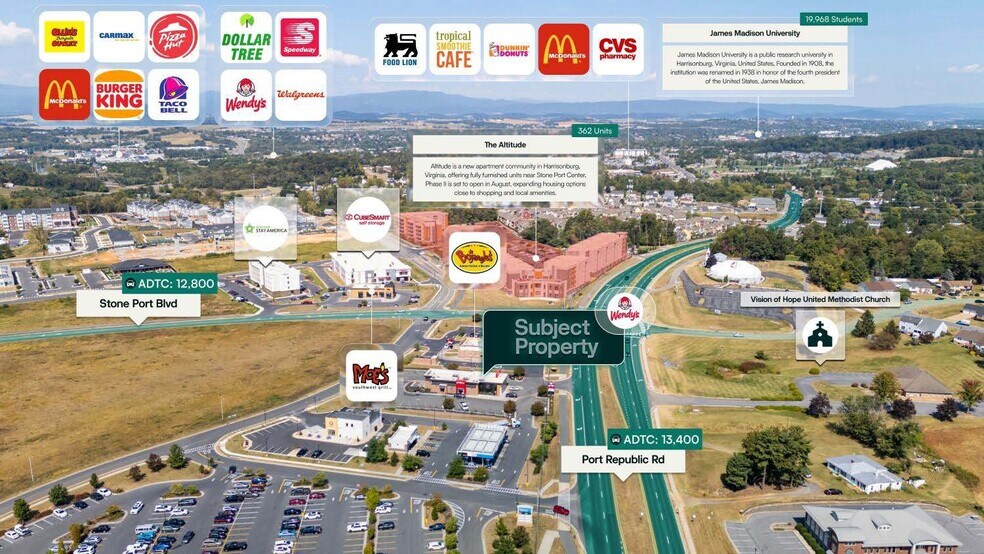 1882 Port Republic Rd, Harrisonburg, VA à vendre - Photo de l’immeuble – Image 2 sur 2