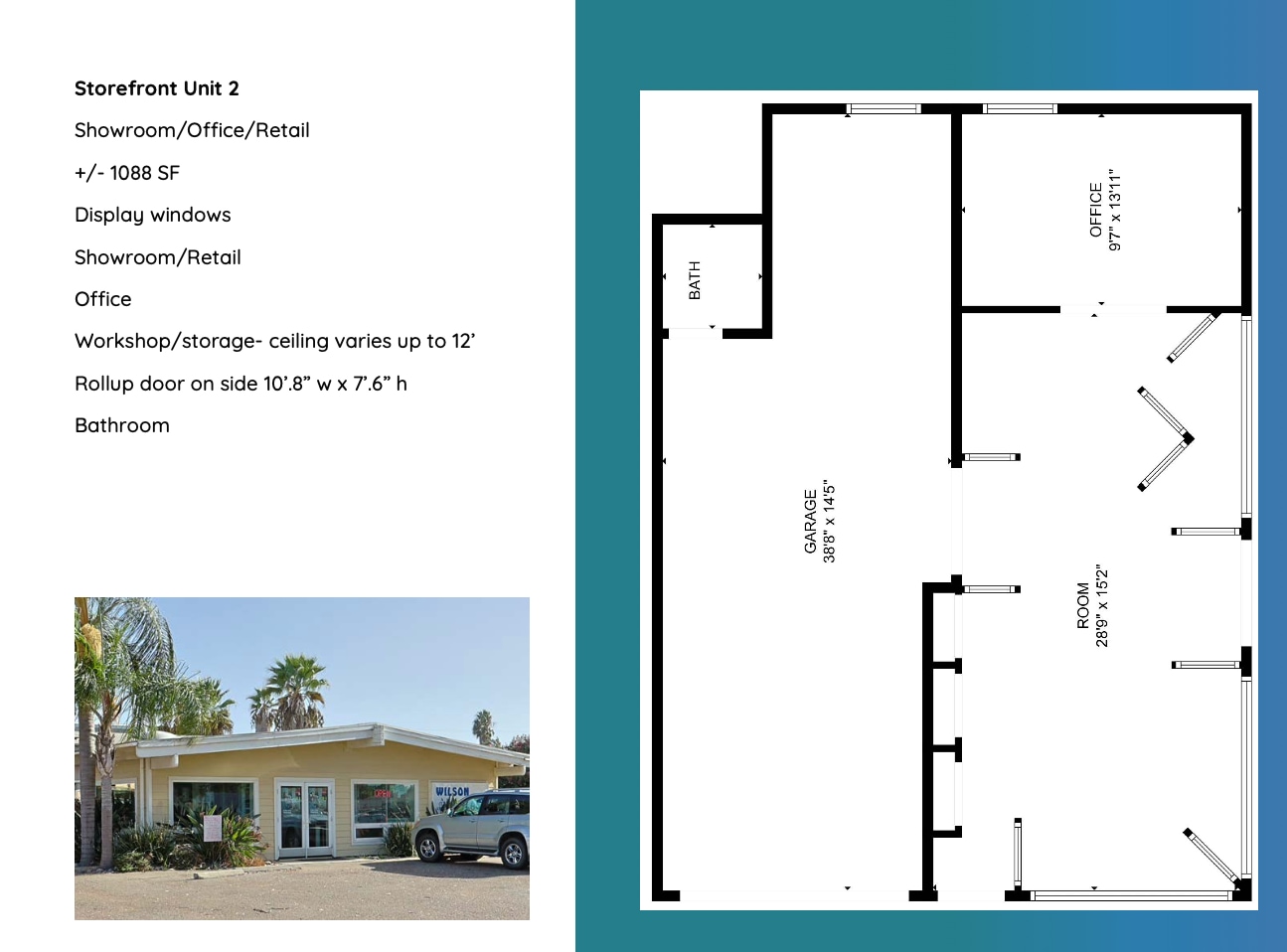 2344 Main St, Ramona, CA à vendre Plan d’étage– Image 1 sur 1