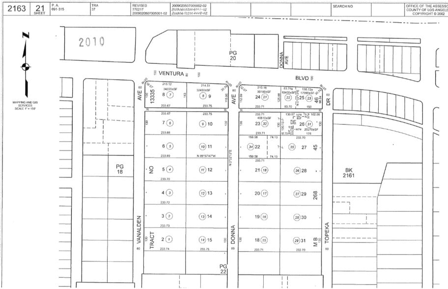 18980 Ventura Blvd, Tarzana, CA à louer - Plan cadastral – Image 3 sur 3