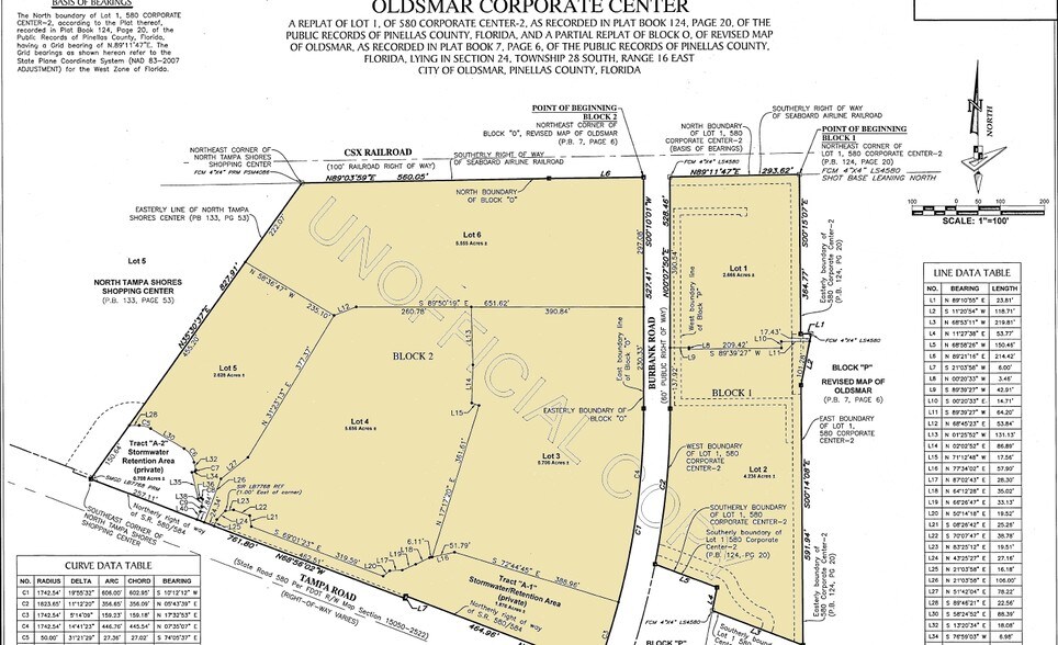 4023 Tampa Rd, Oldsmar, FL à louer - Plan cadastral – Image 2 sur 6