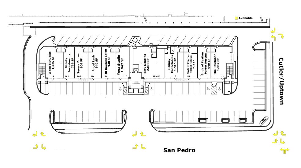 2325 San Pedro Blvd NE, Albuquerque, NM à louer - Plan de site – Image 2 sur 5